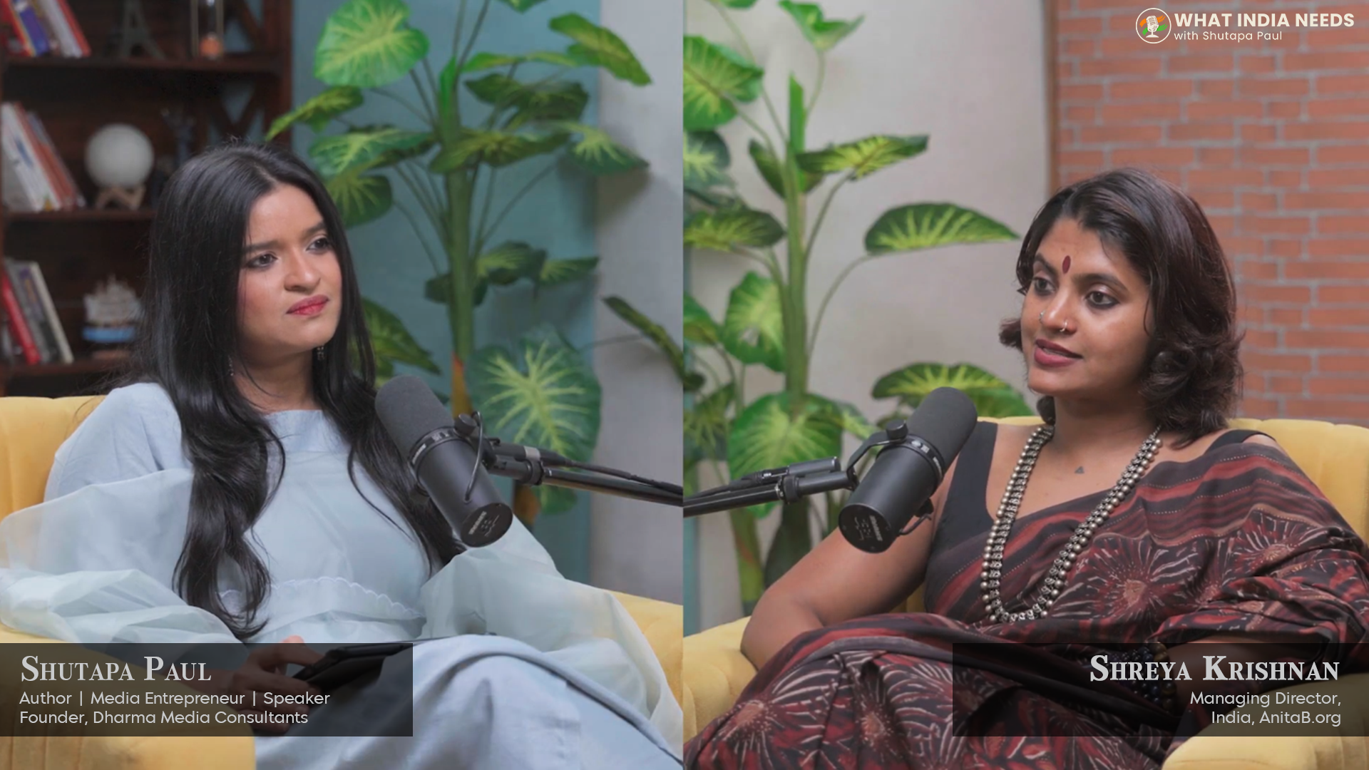 Image Caption L-R-Shutapa Paul,Author,  Media Entrepreneur, Speaker, Founder, Dharma Media Consultants and Shreya Krishnan, Managing Director–India at AnitaB.org