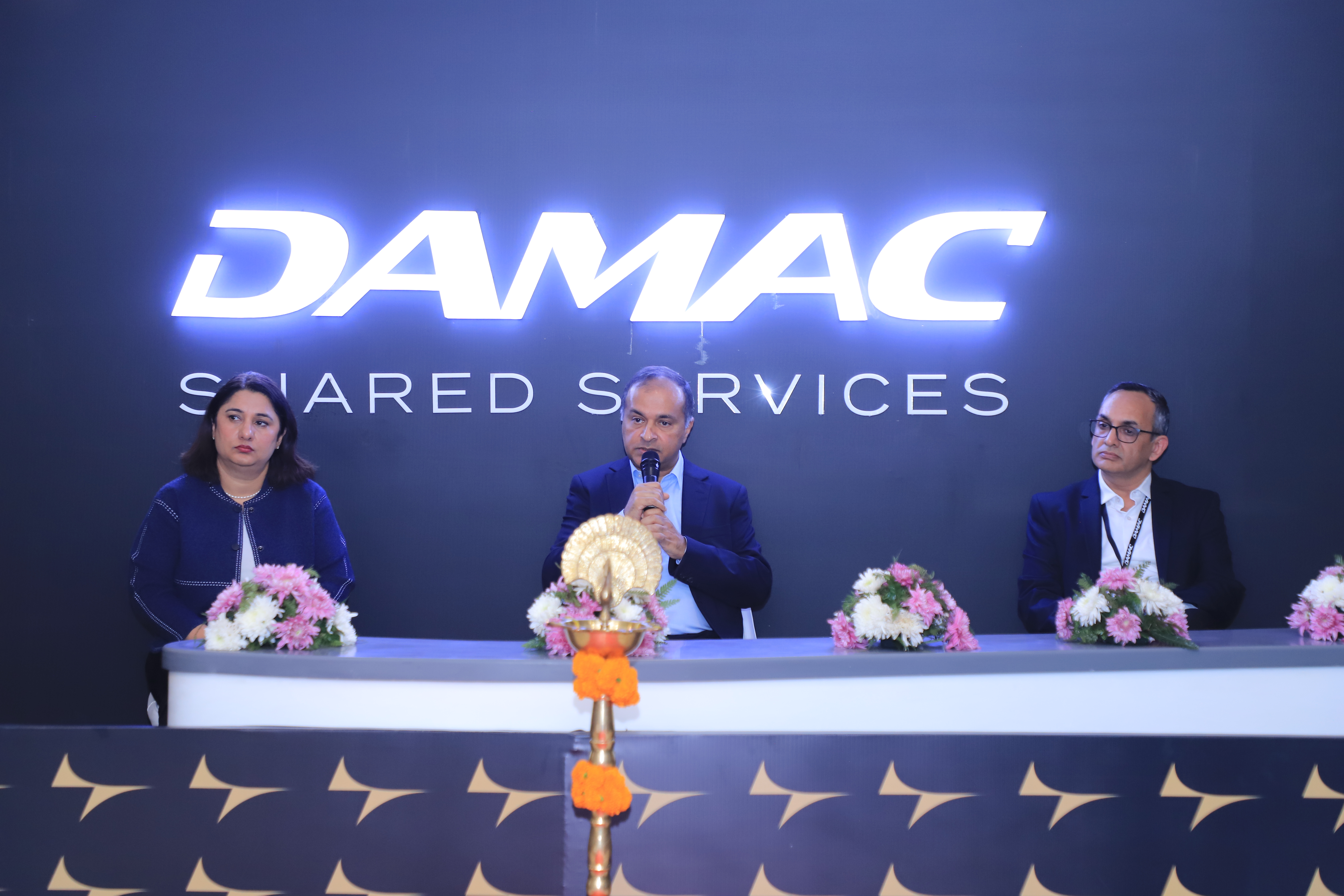 Shirin Sehgal, Vice President- People & Performance, DAMAC_ M. P. John, Chief Human Capital Officer, DAMAC Group_ Rajeev Chaturvedi, Head- Capability Centre, DAMAC Shared Services India