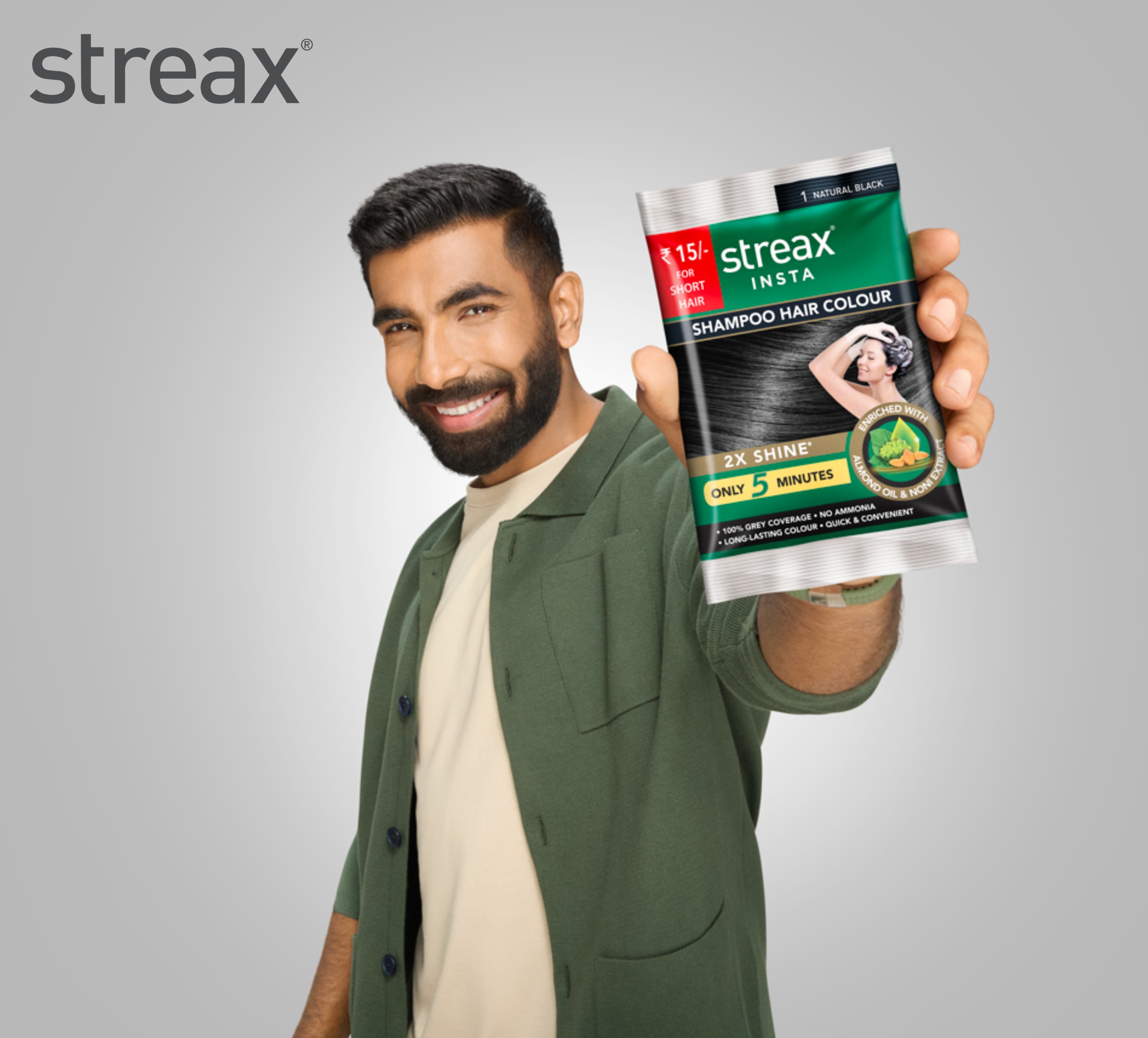 Jasprit Bumrah brings star power to Streax’s “Main Fast, Streax Superfast” campaign